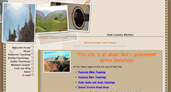 Desktop Screenshot of highcountryministry.com